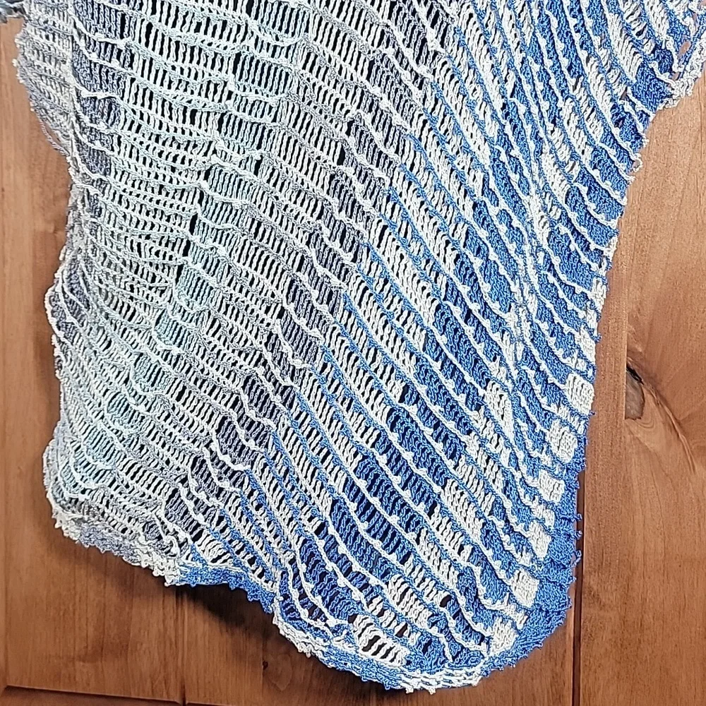 Cotton Crochet Mesh Top - Picture 3 of 11